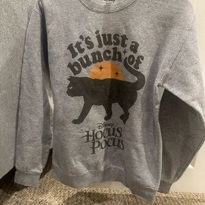 Disney Hocus Pocus Gray Cat Sweatshirt